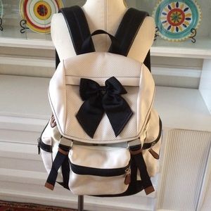 Final⚡️Coach perforated leather trek backpack